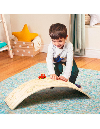 Tabla de Equilibrio de Madera Battat Educación - Juguete Montessori 3+ Años