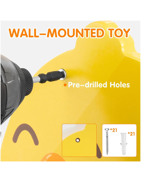 Panel de Pared Sensorial Chick Squad 11 en 1 para Niños Panel de Pared Sensorial Chick Squad 11 en 1 para Niños