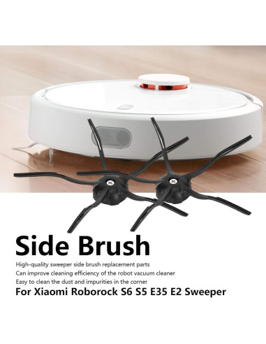 Cepillos Laterales de Reemplazo Fdit para Robot Aspirador Xiaomi S6 S5 E35 E2