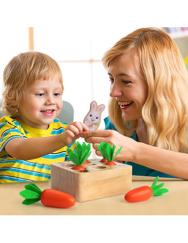 Juego de Cosecha de Zanahorias SKYFIELD Juguete Montessori 1-3 Años
