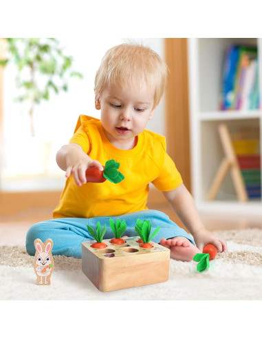 Juego de Cosecha de Zanahorias SKYFIELD Juguete Montessori 1-3 Años