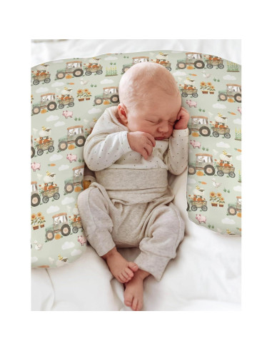 Funda de Almohada de Lactancia Spring Farm Life 55.88x45.72 cm