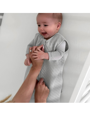 Saco de Sueño Boppy 12-18 Meses Algodón Gris 1 TOG