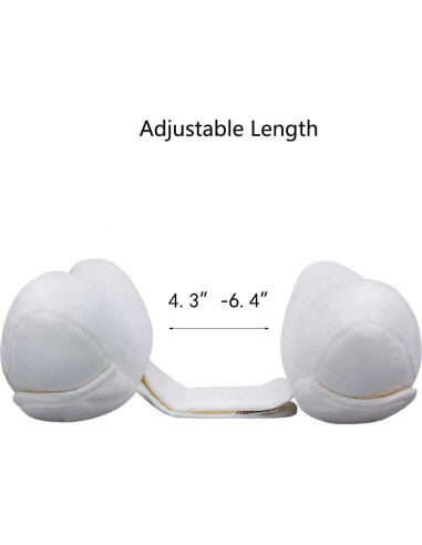 Almohada de Viaje Rosa TRYUTRY para Bebés - Soporte Cabeza y Cuello