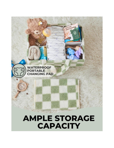 Conjunto Almohadilla Rodillas y Codos Toodly + Cesta Pañales