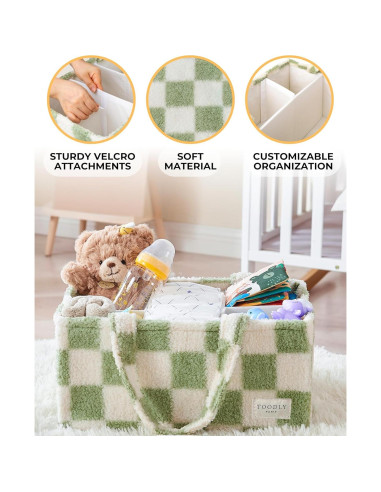 Conjunto Almohadilla Rodillas y Codos Toodly + Cesta Pañales