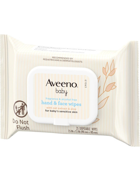 Toallitas Húmedas Aveeno Baby Sin Fragancia 25 ct - Piel Sensible Toallitas Húmedas Aveeno Baby Sin Fragancia 25 ct - Piel Sensible