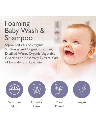 Champú y Gel de Baño Orgánico SoCal Suds 170 g - Lavanda