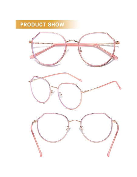 Gafas de Luz Azul DUCO W014 para Mujeres y Hombres - Rosa Gafas de Luz Azul DUCO W014 para Mujeres y Hombres - Rosa