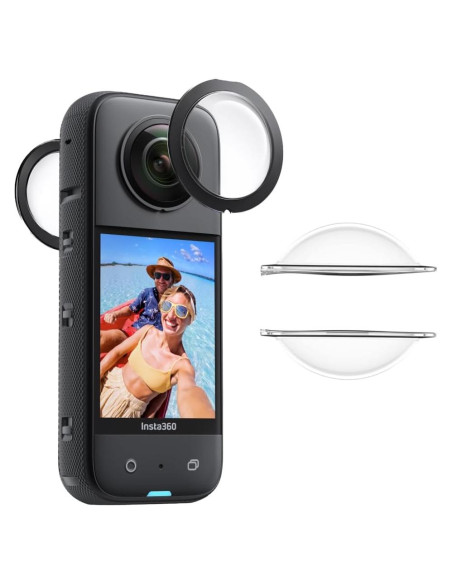 Protector de Lente Removible para Insta360 X3 - 2 Juegos (4 Pcs) Protector de Lente Removible para Insta360 X3 - 2 Juegos (4 Pcs)