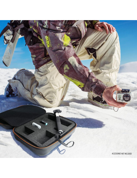 Funda Dura Impermeable USA Gear para GoPro Hero y Accesorios Funda Dura Impermeable USA Gear para GoPro Hero y Accesorios