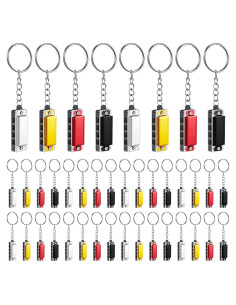 Ecally 32 Piezas Mini Armónica Llavero Musical para Niños y Adultos