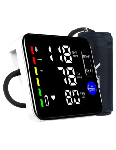 Monitor de Presión Arterial Brazo Superior GUAEVER BP351A - Recargable, Pantalla LED, 240 Memorias