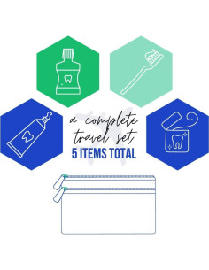 Kit de Viaje Dental Spark Dental Co - Cepillo, Pasta y Hilo 2