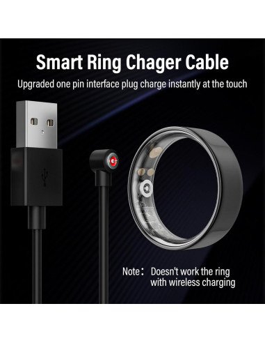 Cable de Carga Magnético para Anillo Inteligente Belcompany - 1m