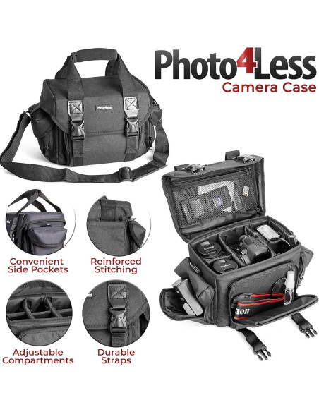 Cámara DSLR Canon EOS Rebel T7 24.1MP con Lente 18-55mm y Accesorios Cámara DSLR Canon EOS Rebel T7 24.1MP con Lente 18-55mm y Accesorios
