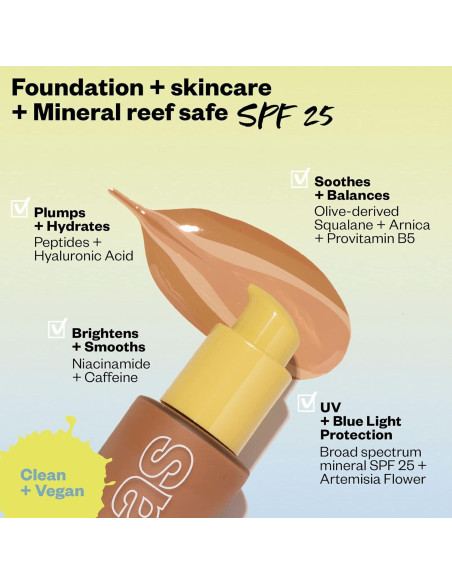 Base Mejoradora de Piel Kosas 30 ml SPF 25 Neutral Profundo 380 Base Mejoradora de Piel Kosas 30 ml SPF 25 Neutral Profundo 380