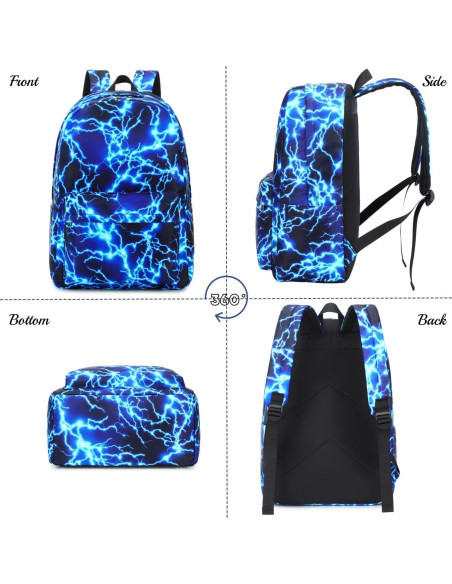 Mochila Escolar Infantil Azul Claro 20L con Compartimentos Mochila Escolar Infantil Azul Claro 20L con Compartimentos