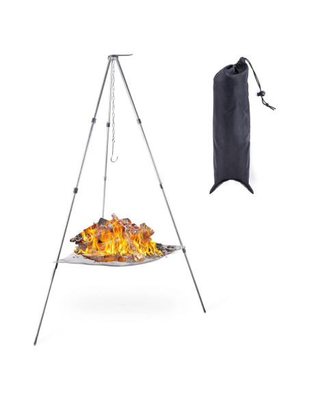 Horno de Fuego Portátil Kikerike con Trípode Ajustable 52.3 cm Horno de Fuego Portátil Kikerike con Trípode Ajustable 52.3 cm