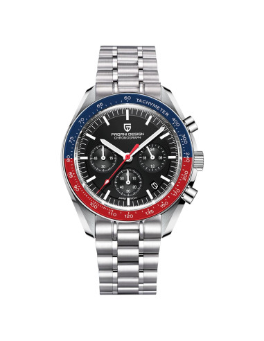 Reloj Deportivo Pagani Design 1701 V3 Cronógrafo 40mm Acero
