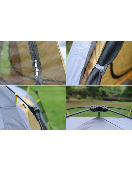 Carpa Instantánea Wind Tour para 3 Personas Azul Amarillo Carpa Instantánea Wind Tour para 3 Personas Azul Amarillo