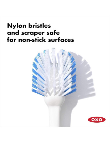 Dispensador de Jabón OXO Good Grips 355ml + Cepillo de Platos