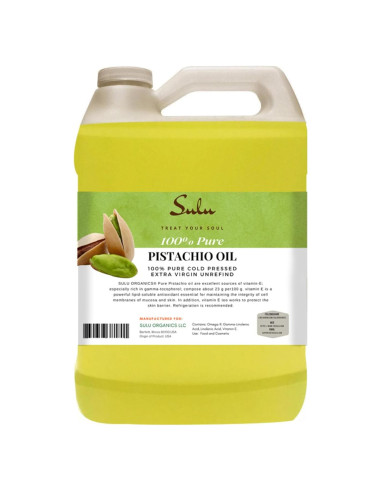 Aceite de Pistacho Extra Virgen SULU 100% Natural 1.81 kg