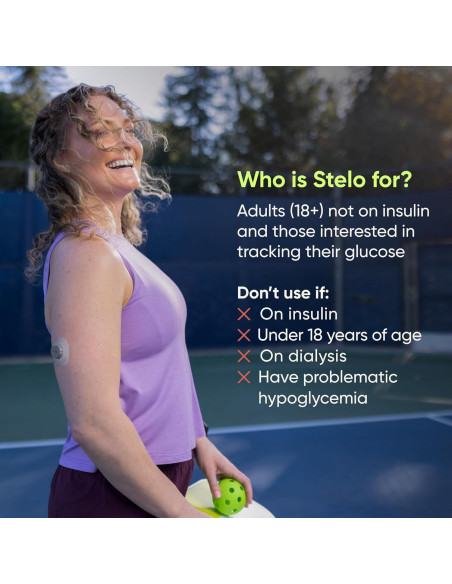 Biosensor de Glucosa Stelo - Monitoreo Continuo 15 Días Biosensor de Glucosa Stelo - Monitoreo Continuo 15 Días