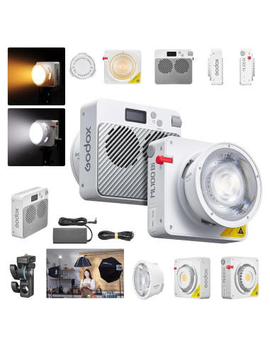 Luz de Video LED Godox ML100Bi 100W Bi-Color 2800K-6500K