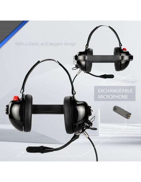 Auriculares Arrowmax AHDH0032-BK-M9 con cancelación de ruido Auriculares Arrowmax AHDH0032-BK-M9 con cancelación de ruido
