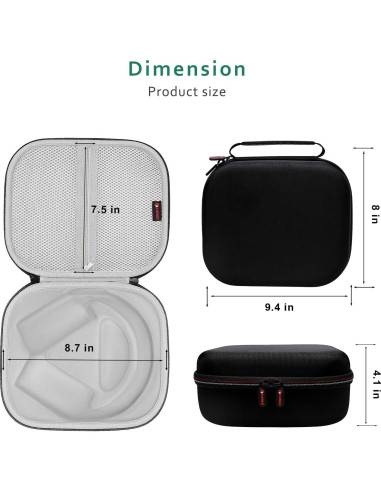 Funda XANAD para Auriculares Turtle Beach y JBL - Resistente y Compacta