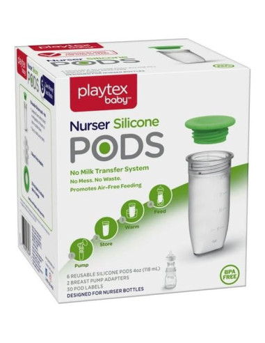 PODS de Silicona Reutilizables Playtex Baby 170 g Anti-Cólicos