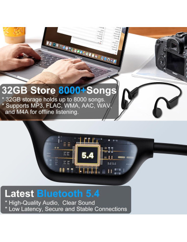 Auriculares Inalámbricos Opinta X7 IPX8 para Natación 32GB