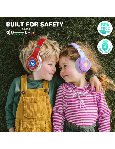 Auriculares iClever Auraa con Cancelación de Ruido para Niños