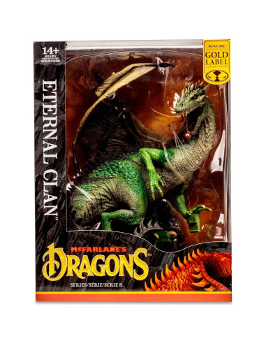 Estatua Dragón Clan Eterno McFarlane Toys 34.29 cm