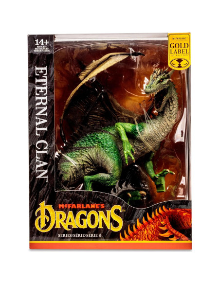 Estatua Dragón Clan Eterno McFarlane Toys 34.29 cm Estatua Dragón Clan Eterno McFarlane Toys 34.29 cm