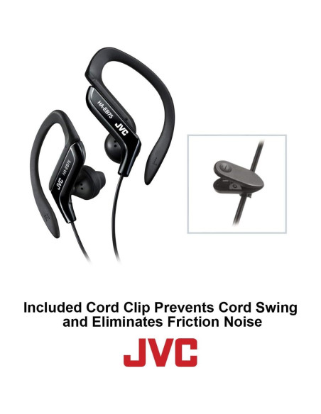 Auriculares de Clip JVC HA-EB75 Azul Resistente al Agua 13.5mm Auriculares de Clip JVC HA-EB75 Azul Resistente al Agua 13.5mm