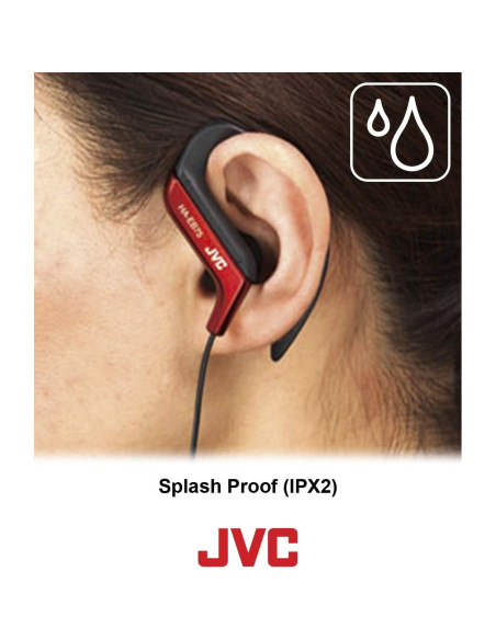 Auriculares de Clip JVC HA-EB75 Azul Resistente al Agua 13.5mm Auriculares de Clip JVC HA-EB75 Azul Resistente al Agua 13.5mm
