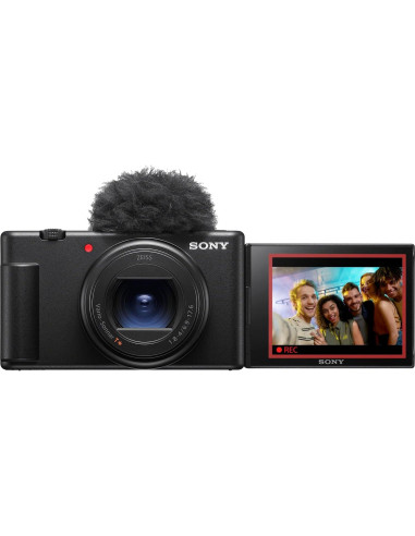 Cámara Vlog Sony ZV-1 II 20.1MP 4K + Kit ACCVC1 Negro