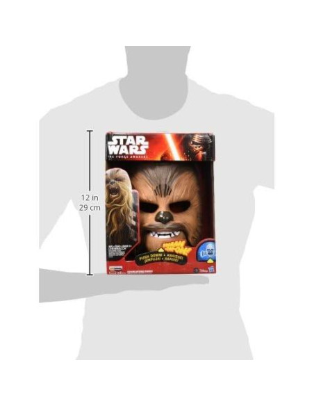 Máscara Rugiente Chewbacca Wookiee Hasbro con Sonidos 5+ Máscara Rugiente Chewbacca Wookiee Hasbro con Sonidos 5+