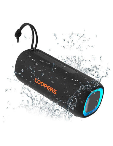 Altavoz Bluetooth COOPERS WP05A Impermeable 20cm con Luces RGB