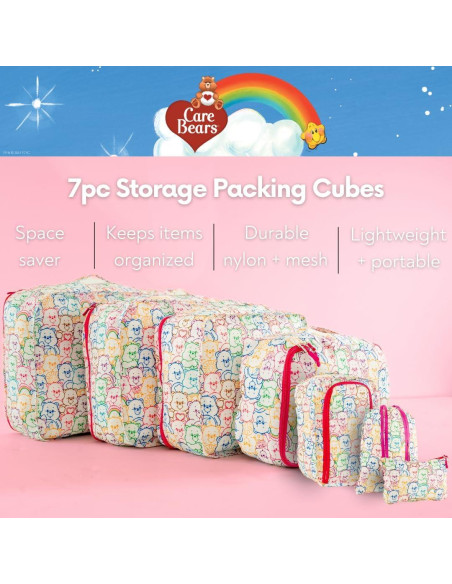 Conjunto de 7 Cubos de Almacenamiento Care Bears Franco Conjunto de 7 Cubos de Almacenamiento Care Bears Franco