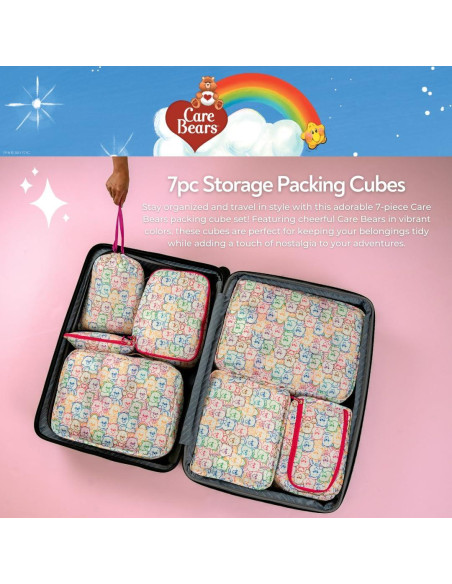 Conjunto de 7 Cubos de Almacenamiento Care Bears Franco Conjunto de 7 Cubos de Almacenamiento Care Bears Franco