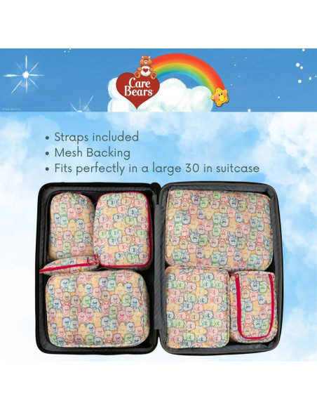 Conjunto de 7 Cubos de Almacenamiento Care Bears Franco Conjunto de 7 Cubos de Almacenamiento Care Bears Franco
