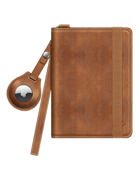 Porta Pasaporte Fintie Slim con Soporte para Airtag y RFID Porta Pasaporte Fintie Slim con Soporte para Airtag y RFID