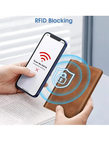 Porta Pasaporte Fintie Slim con Soporte para Airtag y RFID