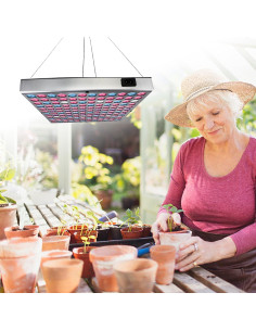 Panel de Luz de Cultivo LED Juhefa 45W Espectro Completo 25.1cm 2