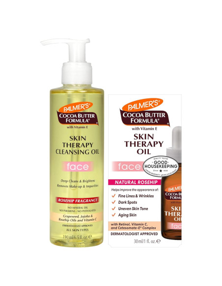 Paquete de Aceite Facial y Limpiador Palmer's 322g Paquete de Aceite Facial y Limpiador Palmer's 322g
