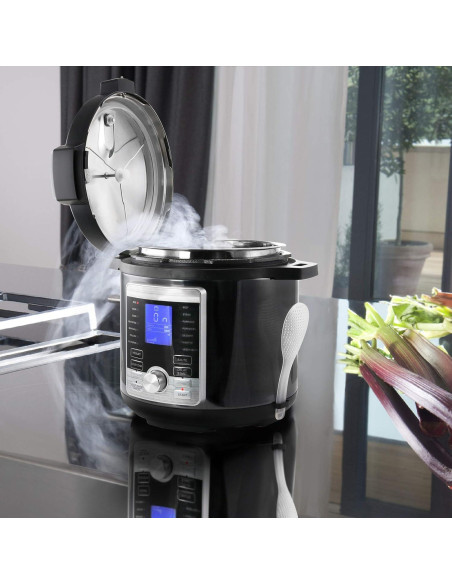 Olla de Presión Eléctrica Megachef 6L Acero Inoxidable Digital Olla de Presión Eléctrica Megachef 6L Acero Inoxidable Digital