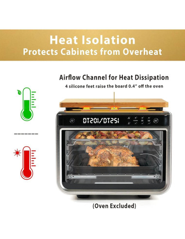 Tabla de Cortar Umilife para Horno Tostador 41.4x33.4 cm